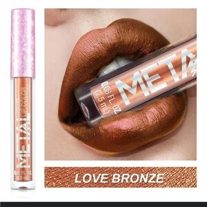 Metal Liquid Lip Color .08 fl oz. Color Love Bronze lip stick